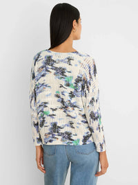 Nic + Zoe - WATER LILIES POINTELLE SWEATER