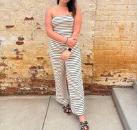 Blu Pepper - Stripe Wide Leg Knit Lounge Set
