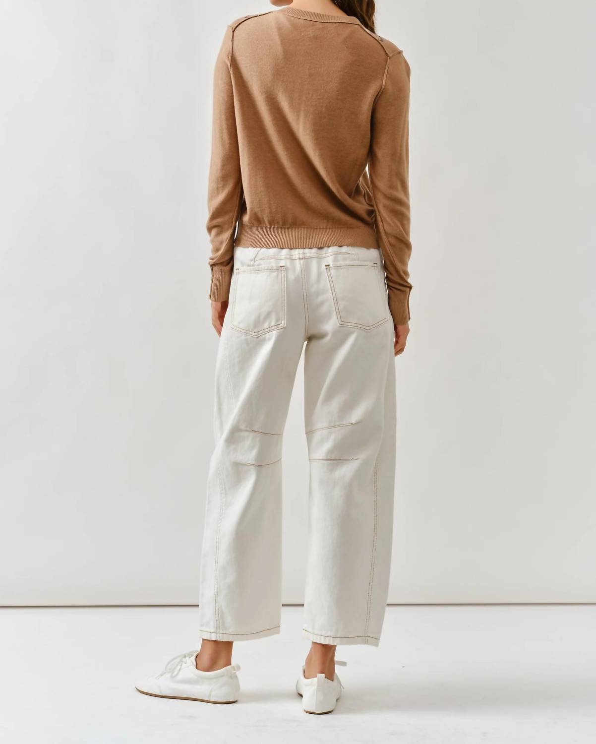 Aaron & Amber - Allie Relaxed Fit Argyle Sweater Cardigan
