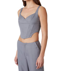 Nia - Noa Pin Stripe Corset Top