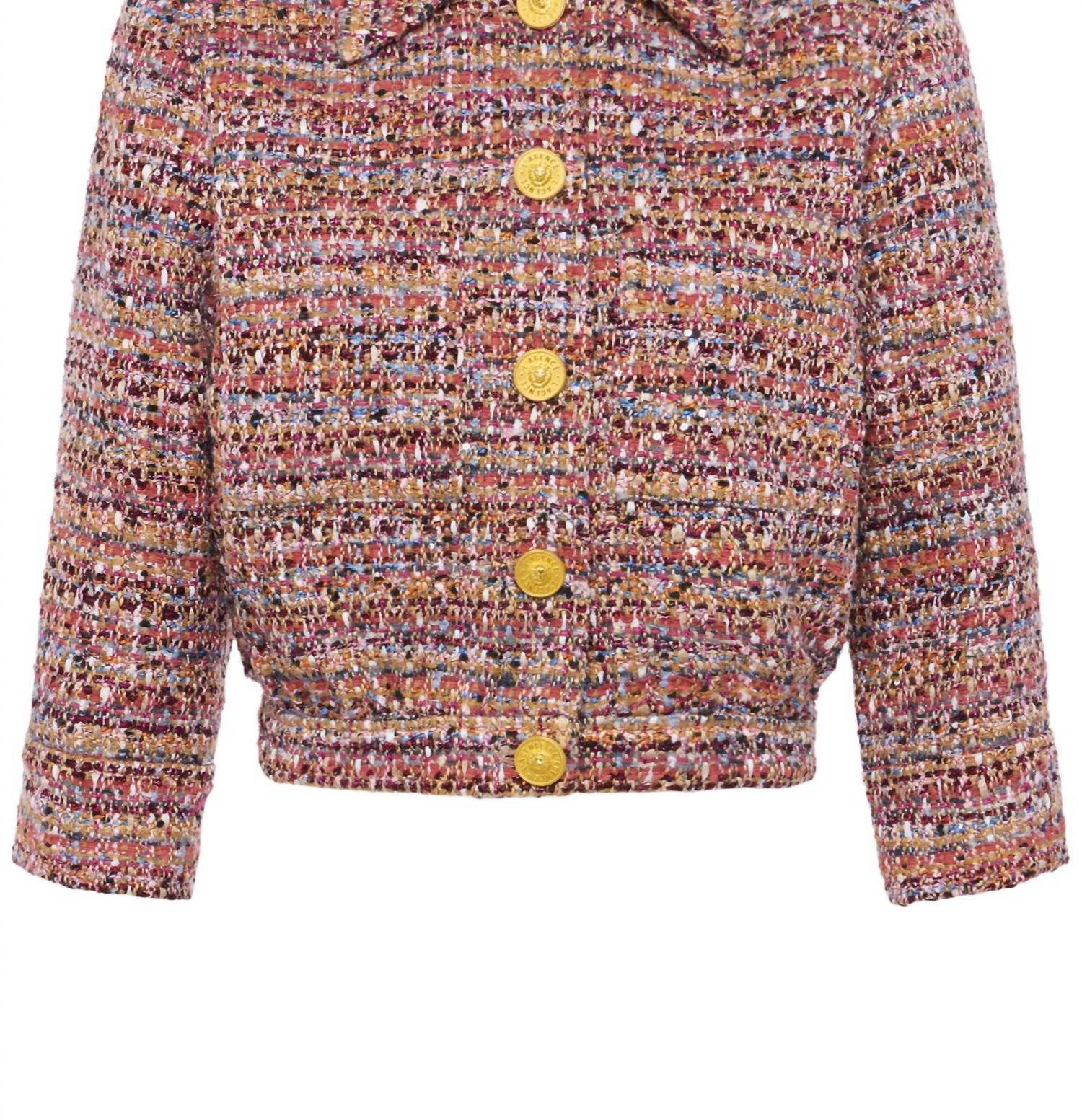 L'Agence - Jia Crop 3/4 Sleeve Jacket
