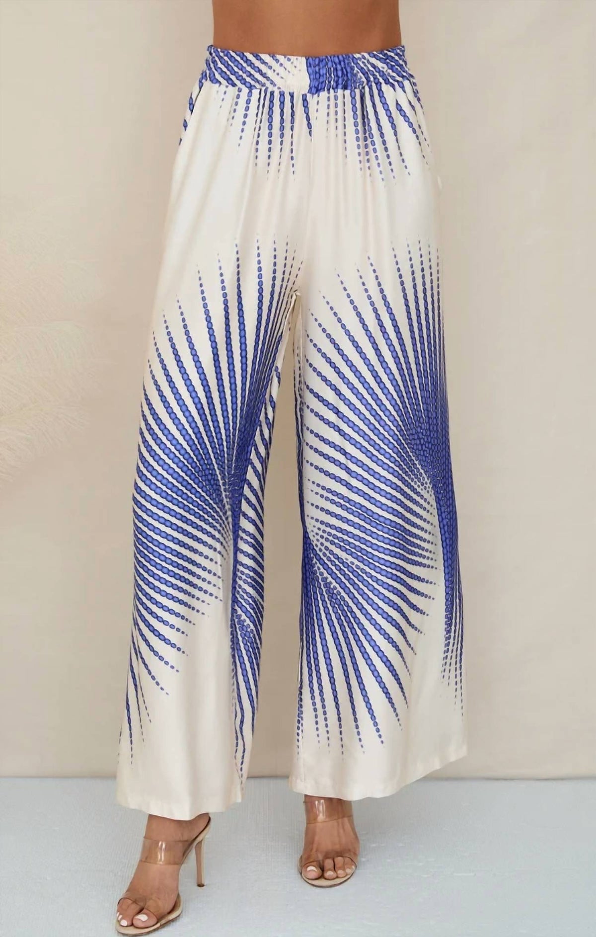 Mint Exclusives - Sunburst Print Pants With Pocket