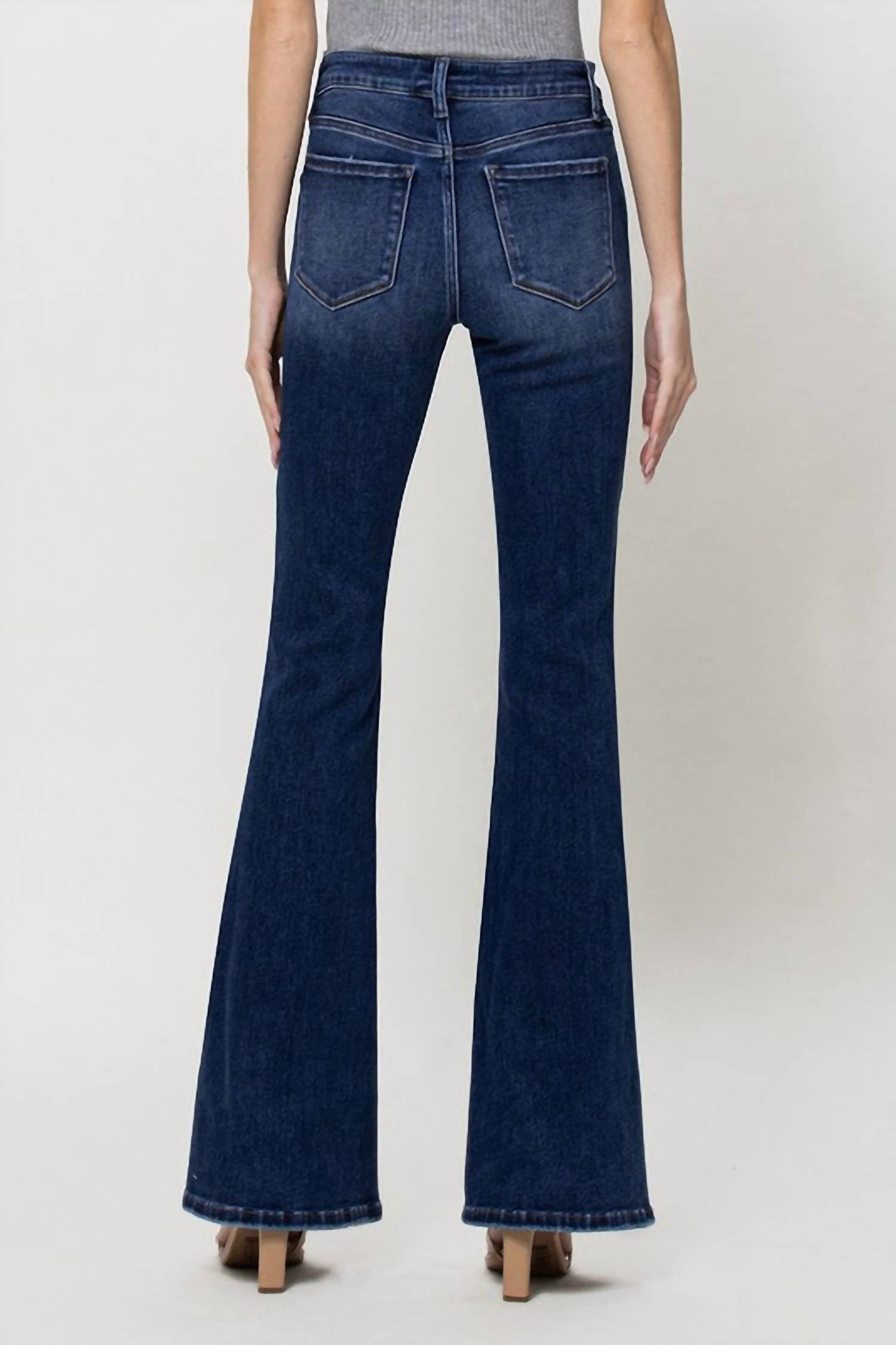 Vervet By Flying Monkey - Alison Mid Rise Flare Jeans
