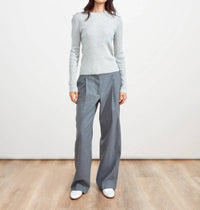 WE-AR4 Downtown Knit Sweater in ice grey - women's sweater