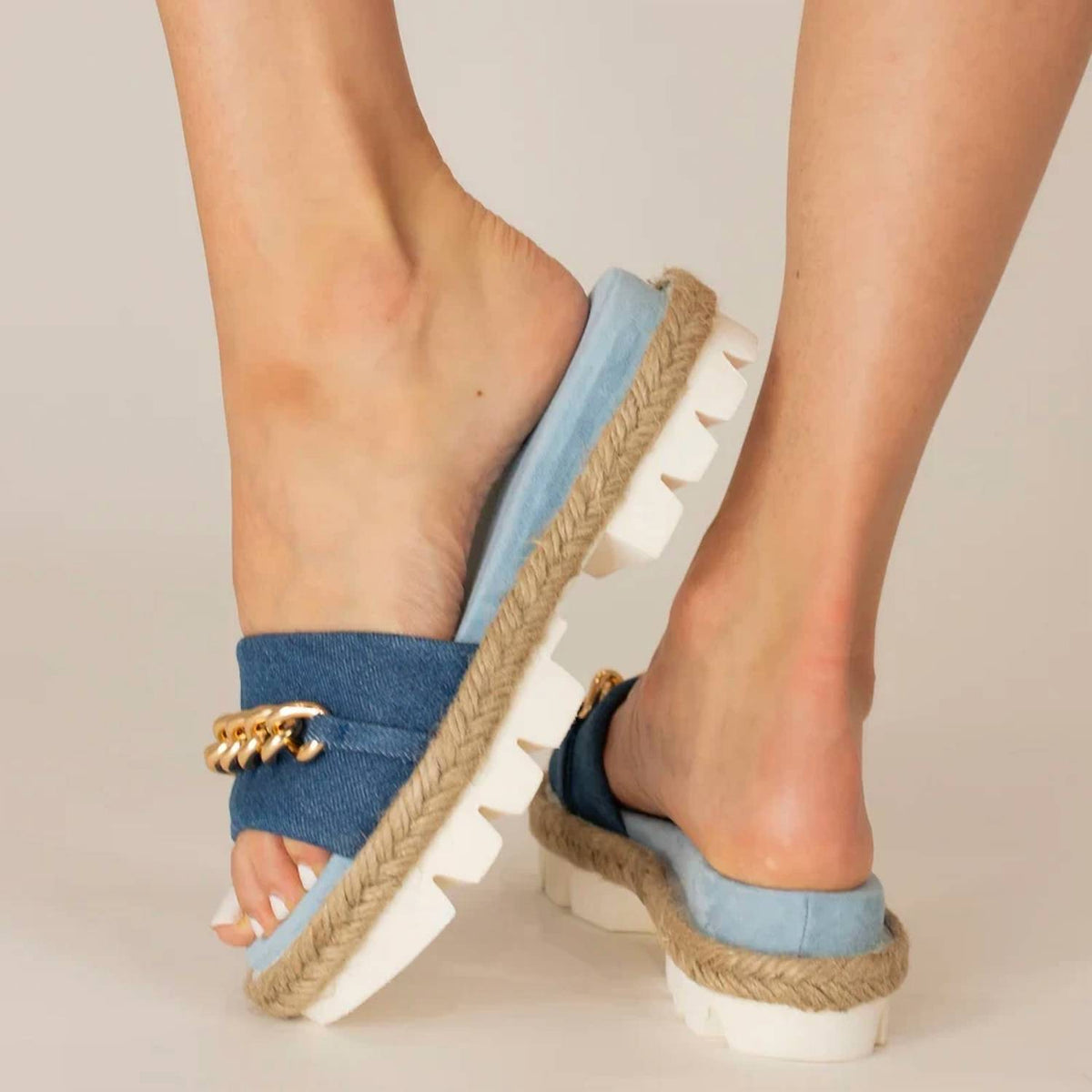 Cynthia Richard - Women's Bardot Fabric Sandal
