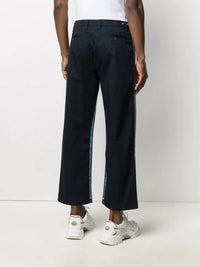 Valentino - Dual Material Denim Trousers