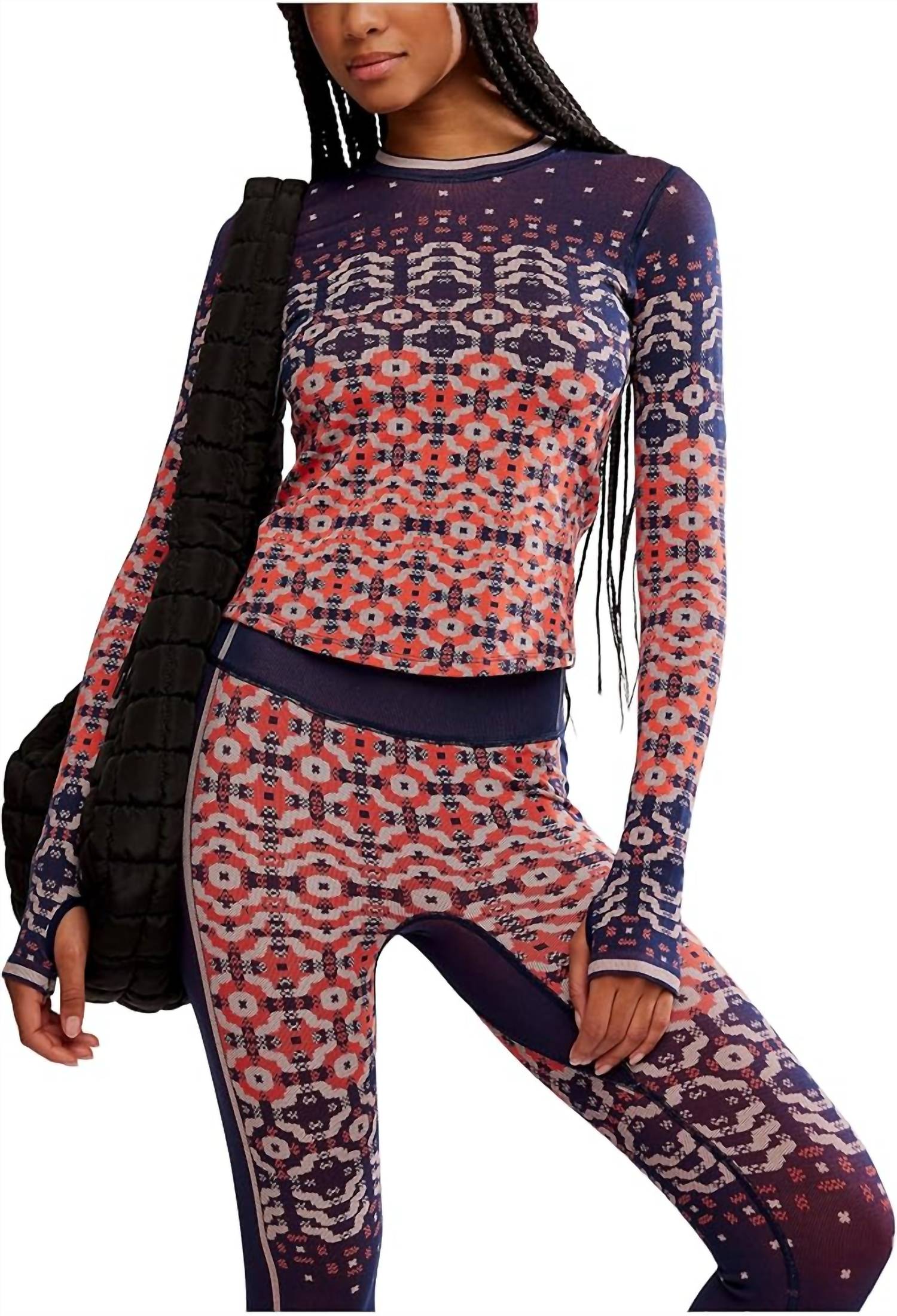 Free People - Myoko Jacquard Base Layer Top