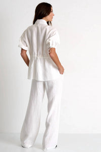 Shan - Wide Leg Linen Pants