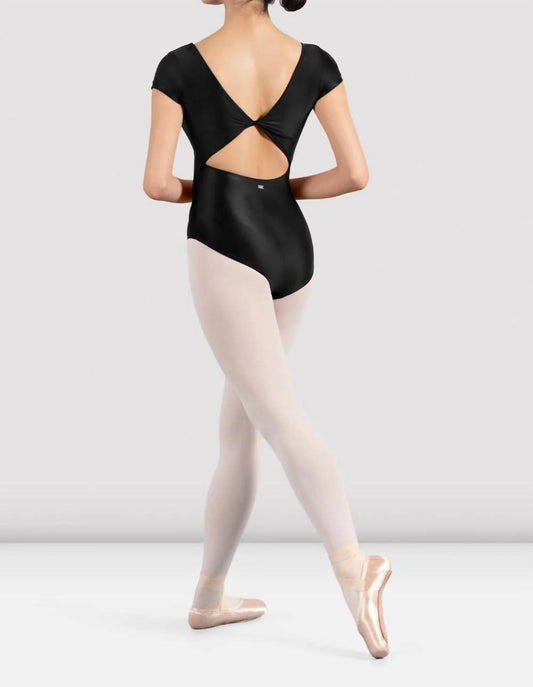 Bloch - Mirella Black Glow Cap Sleeve Leotard