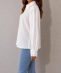 Elie Tahari - Linen Blend Blouse