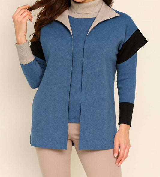 Angel Apparel - Cap Sleeve Color Block Vest