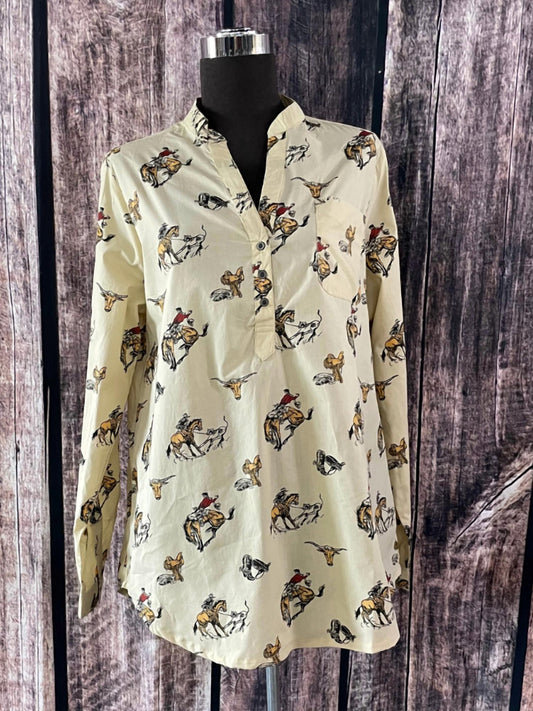 Bronco Print Shirt