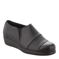 SAS Women's Nora Slip On Loafer in black lizard - women's flats - alternate view