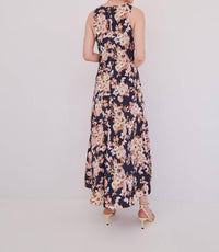 Cara Cara Crystal Dress in wildair navy - women's dress - detail view