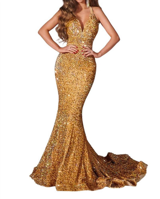 Portia&Scarlett - Sequin Mermaid Evening Gown