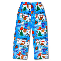 iScream Boys Corey Paige Holiday Game Day Pants in purple - kids' joggers