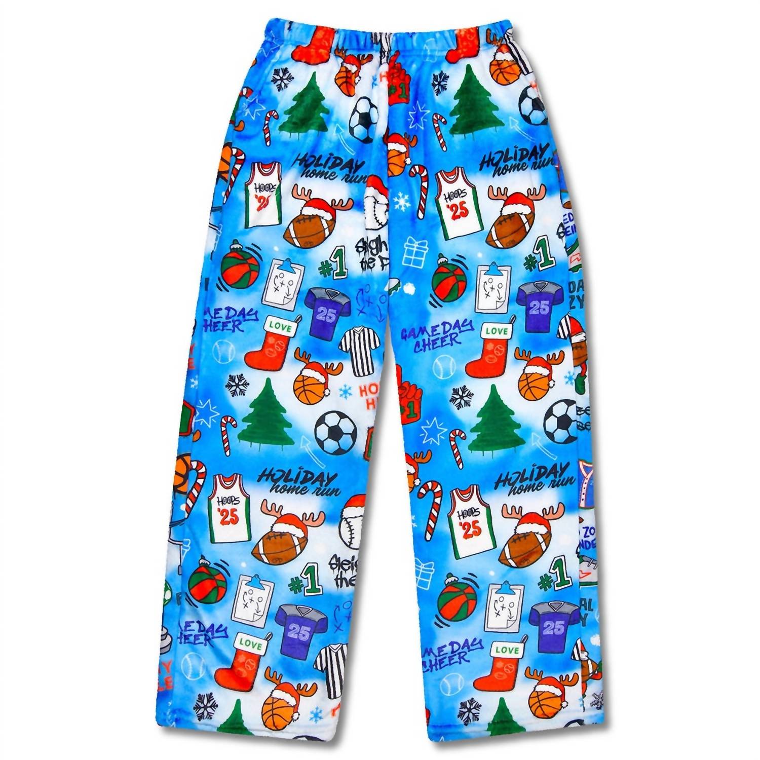 iScream Boys Corey Paige Holiday Game Day Pants in purple - kids' joggers