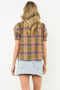 Thml - Cinda Plaid Top