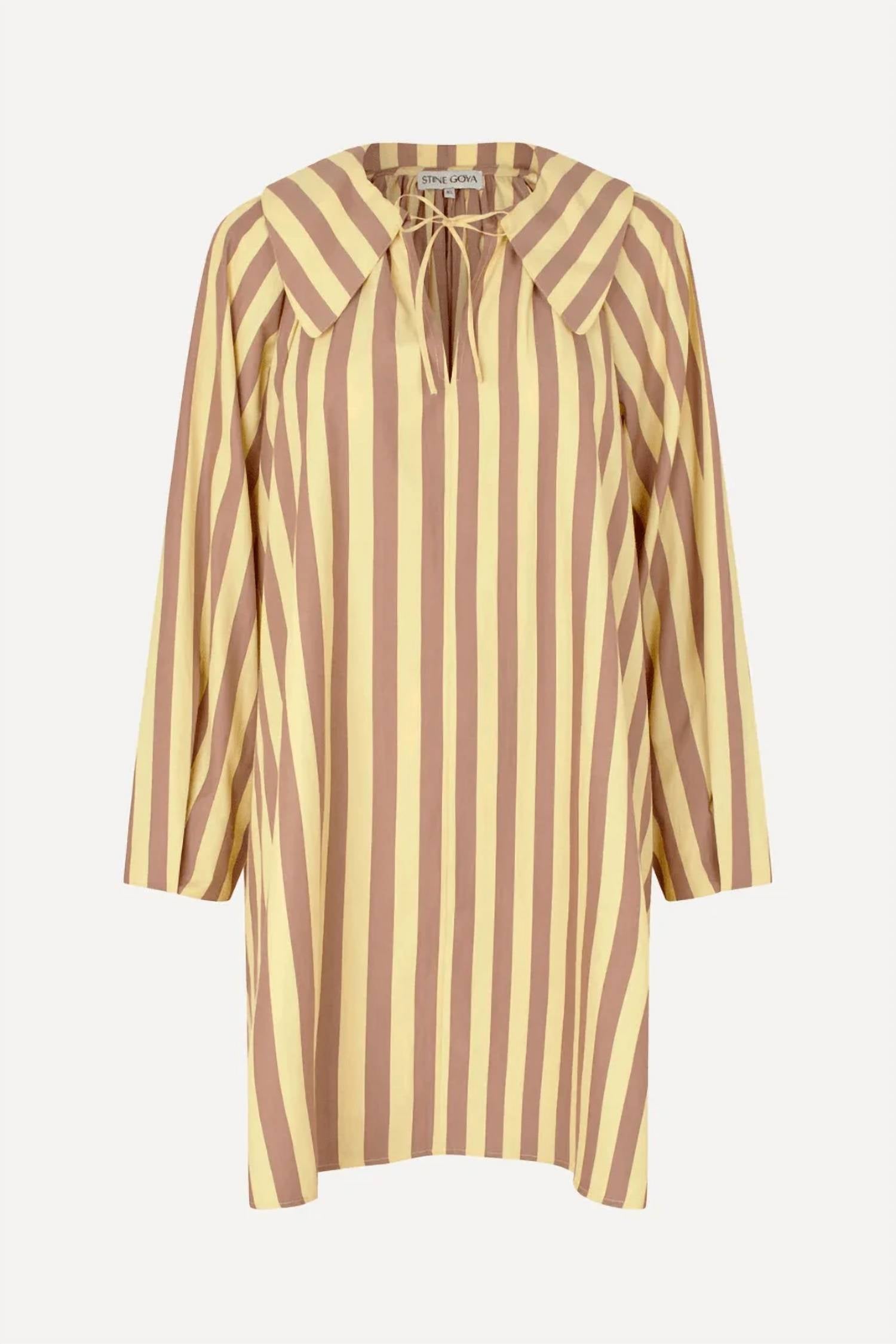 Stine Goya - Collared Voluminous Mini Dress