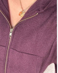 Lisa Yang - Lilia Hooded Zip Cardigan
