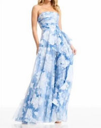 Dress The Population - Kit Strapless Straight Neck Dress