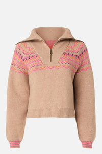 Marine Layer - Archive Whitney Quarter Zip Sweater