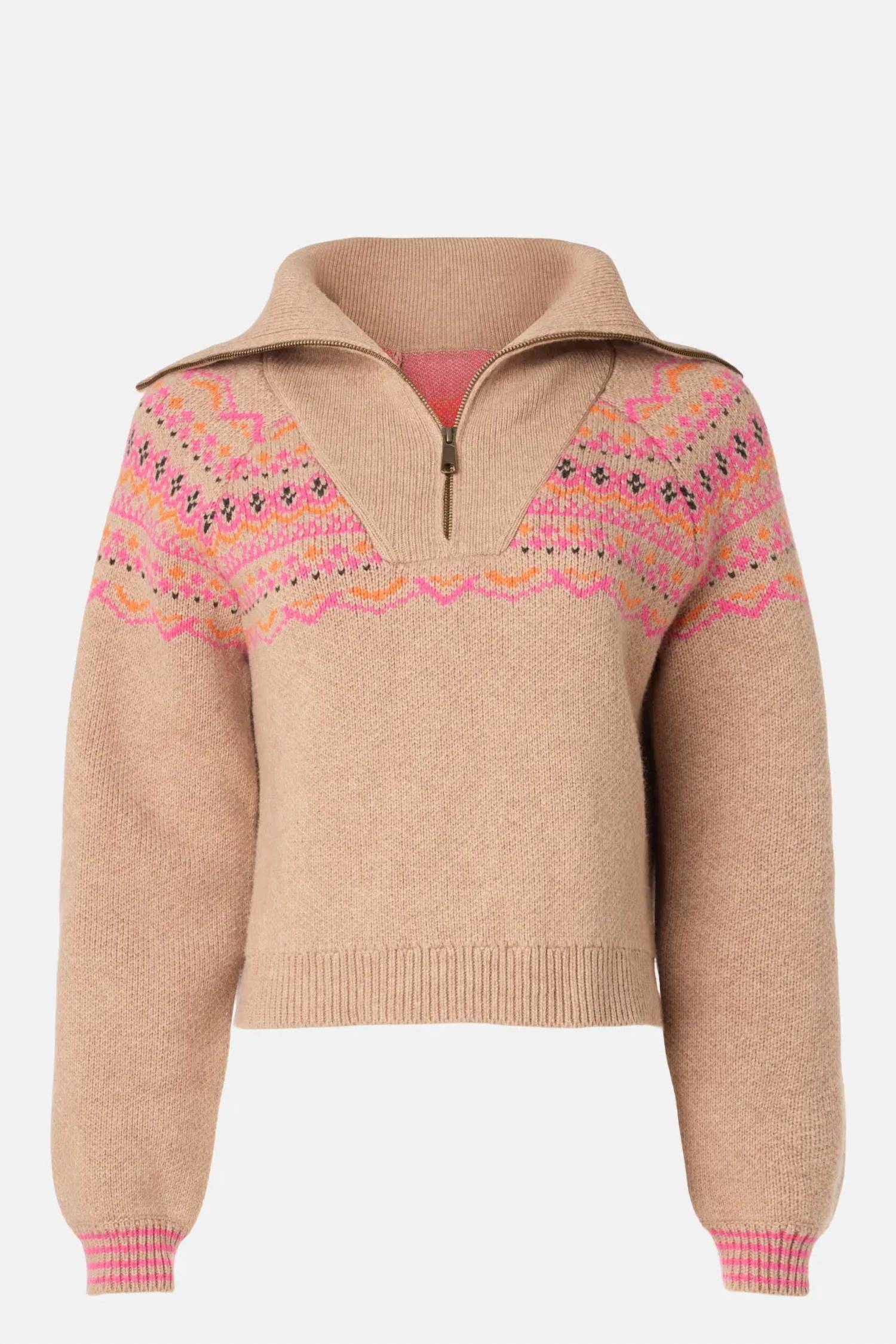 Marine Layer - Archive Whitney Quarter Zip Sweater