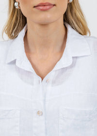 Elliott Lauren - Effie Short Sleeve Linen Shirt
