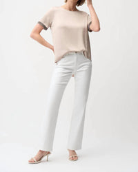 Joseph Ribkoff - Satin Top With Rhinestones Detail Style