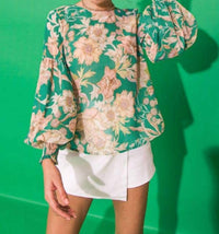 Flying Tomato - Printed Woven Top