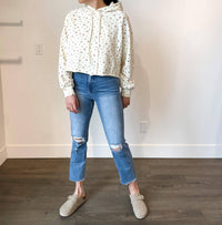 Bucketlist - Delia Cropped Hoodie