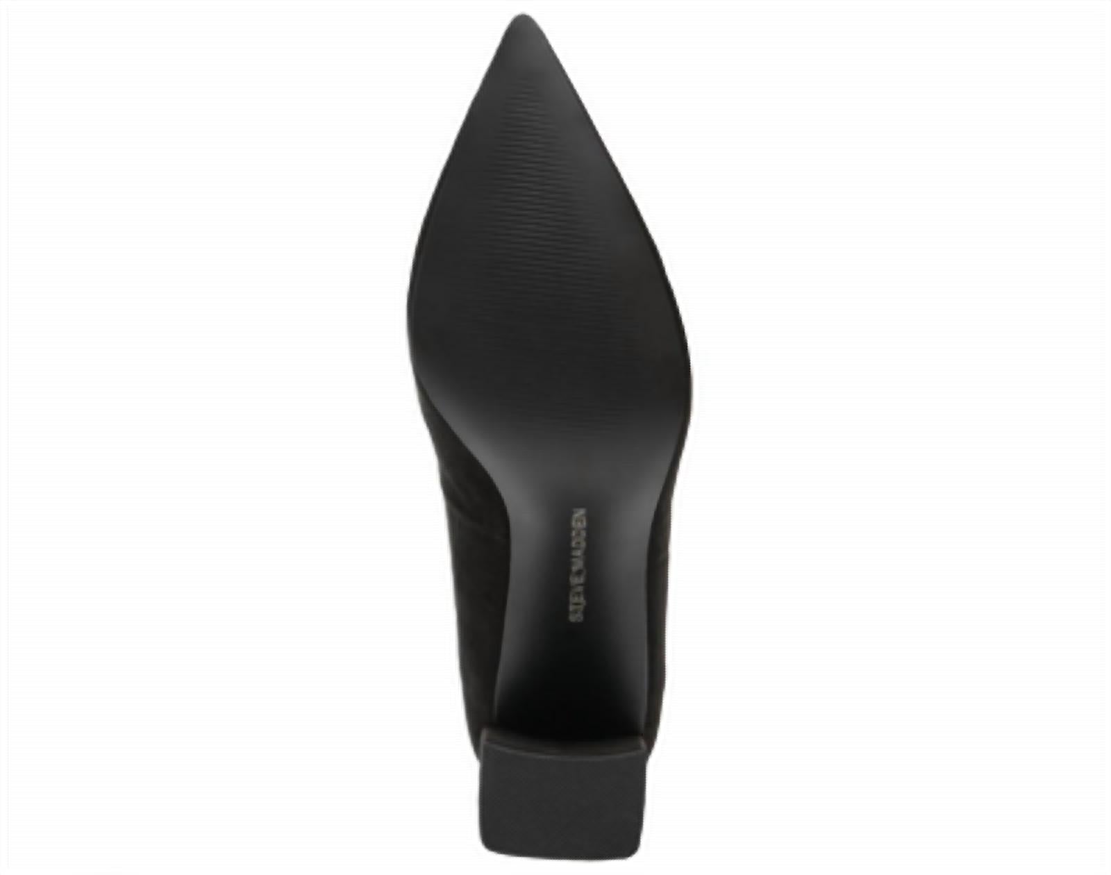 STEVE MADDEN Women's Lend Suede Heel in black - women's heels - alternate view