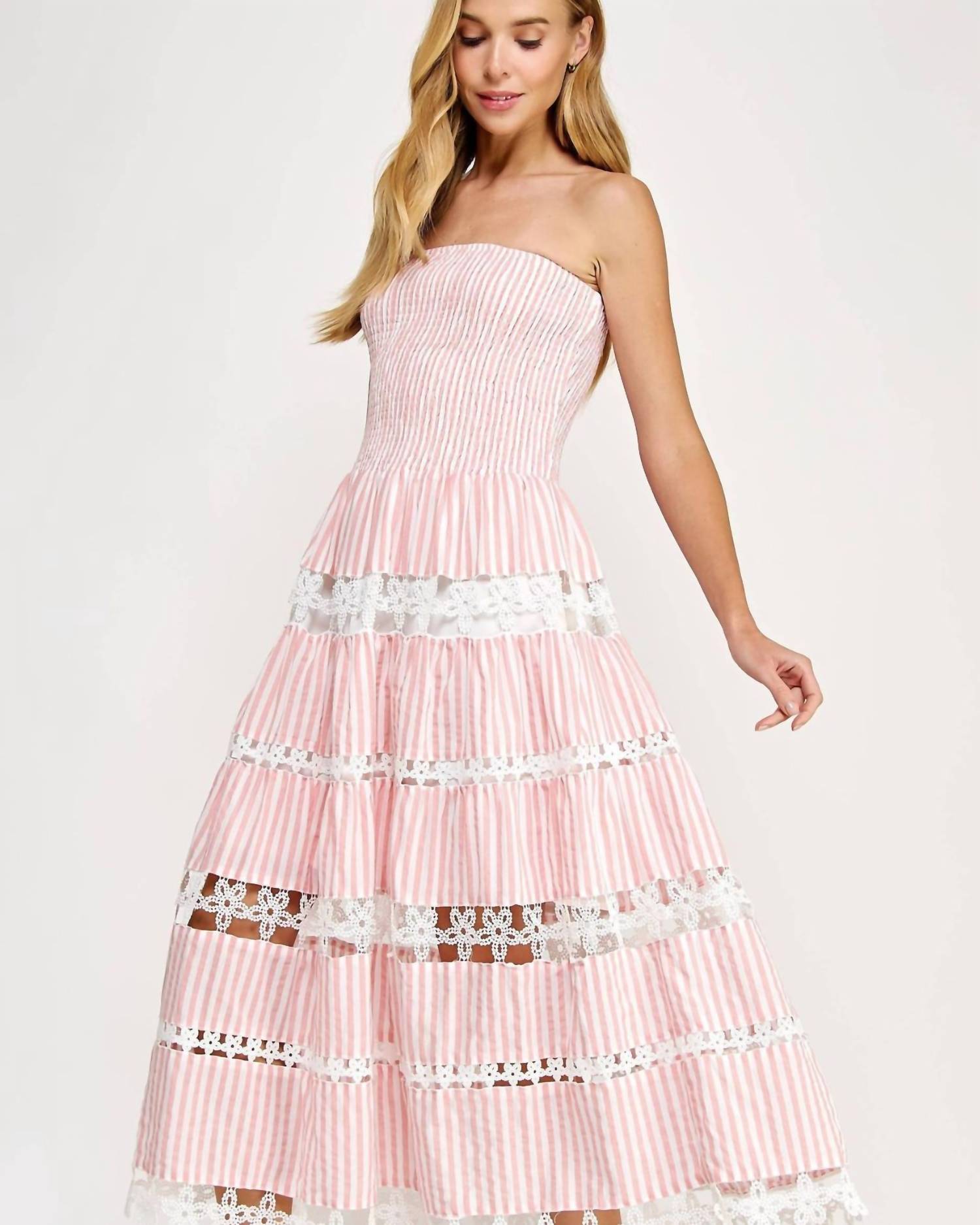 Strut & Bolt - Lena Eyelet Midi Dress