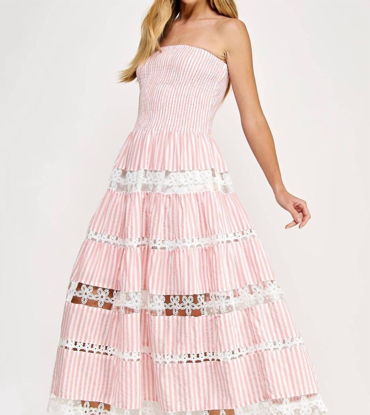 Strut & Bolt - Lena Eyelet Midi Dress