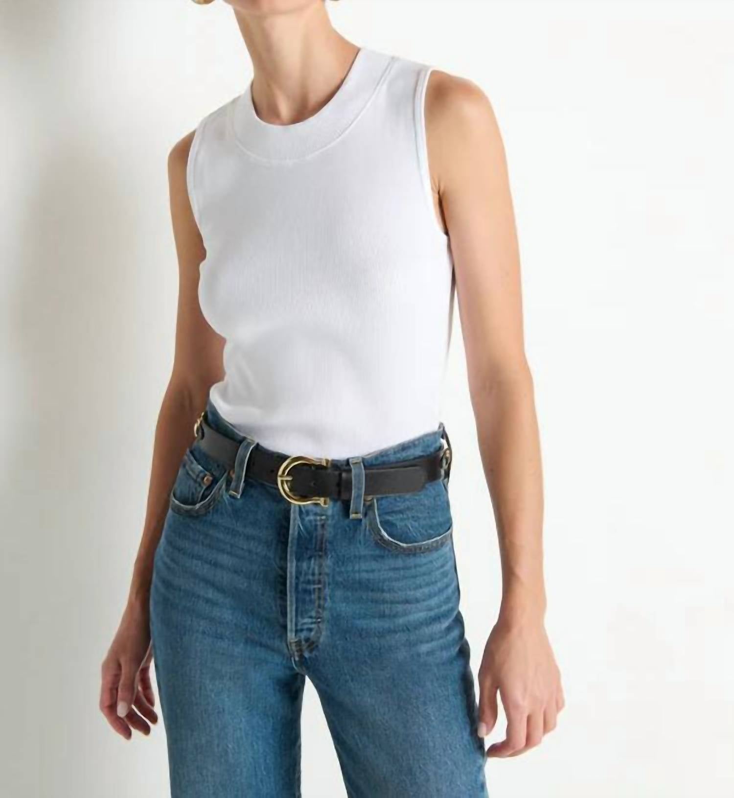 Nation Ltd - Joan Sleeveless Mock Neck Tank