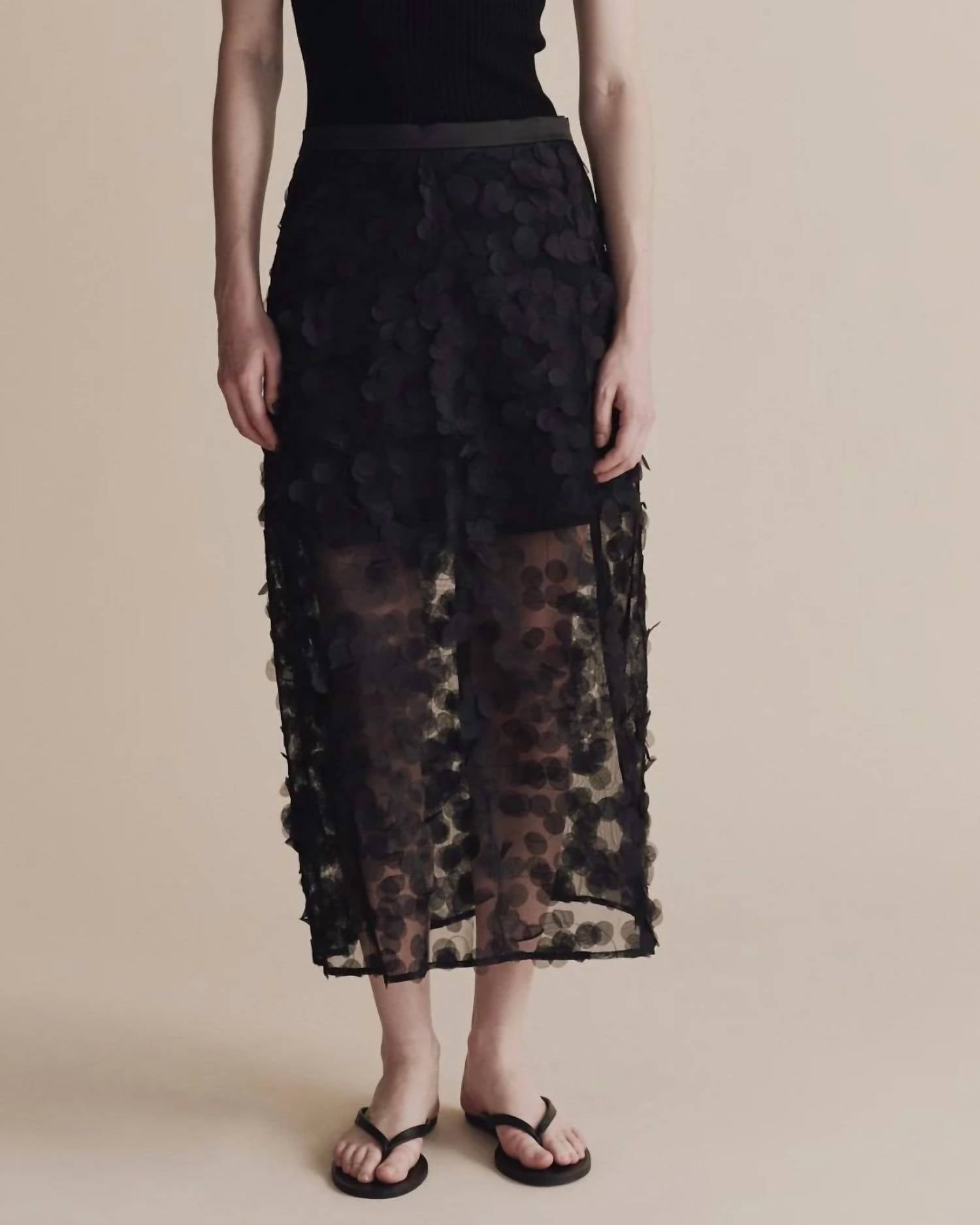 Mijeong Park - Applique Midi Skirt