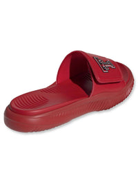 adidas Men's Texas Tech Alphabounce 2.0 Slides in red - men's loafer - detail view