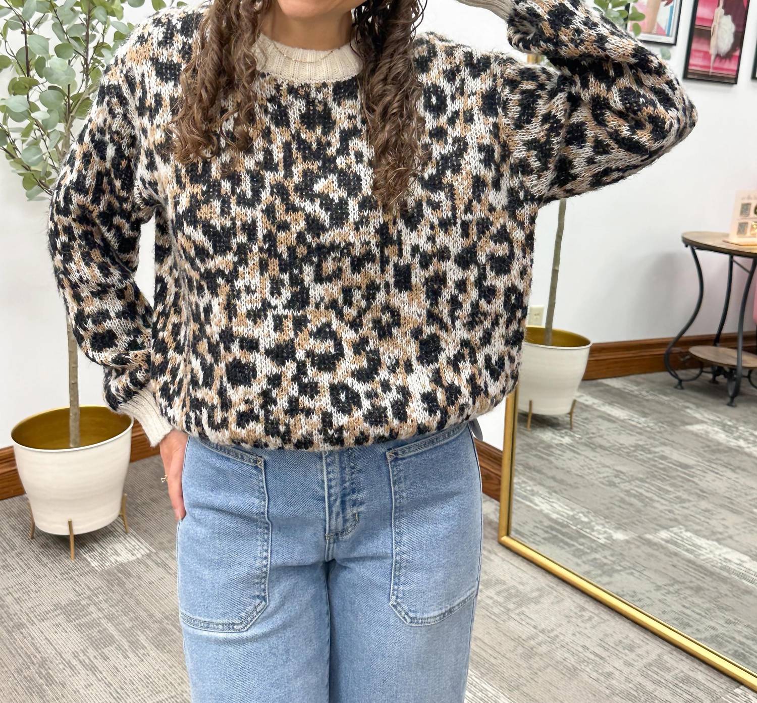 Kori - Leopard Print Sweater
