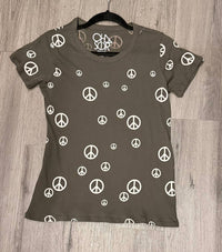Chaser - Women's Allover Peace Graphic Tee