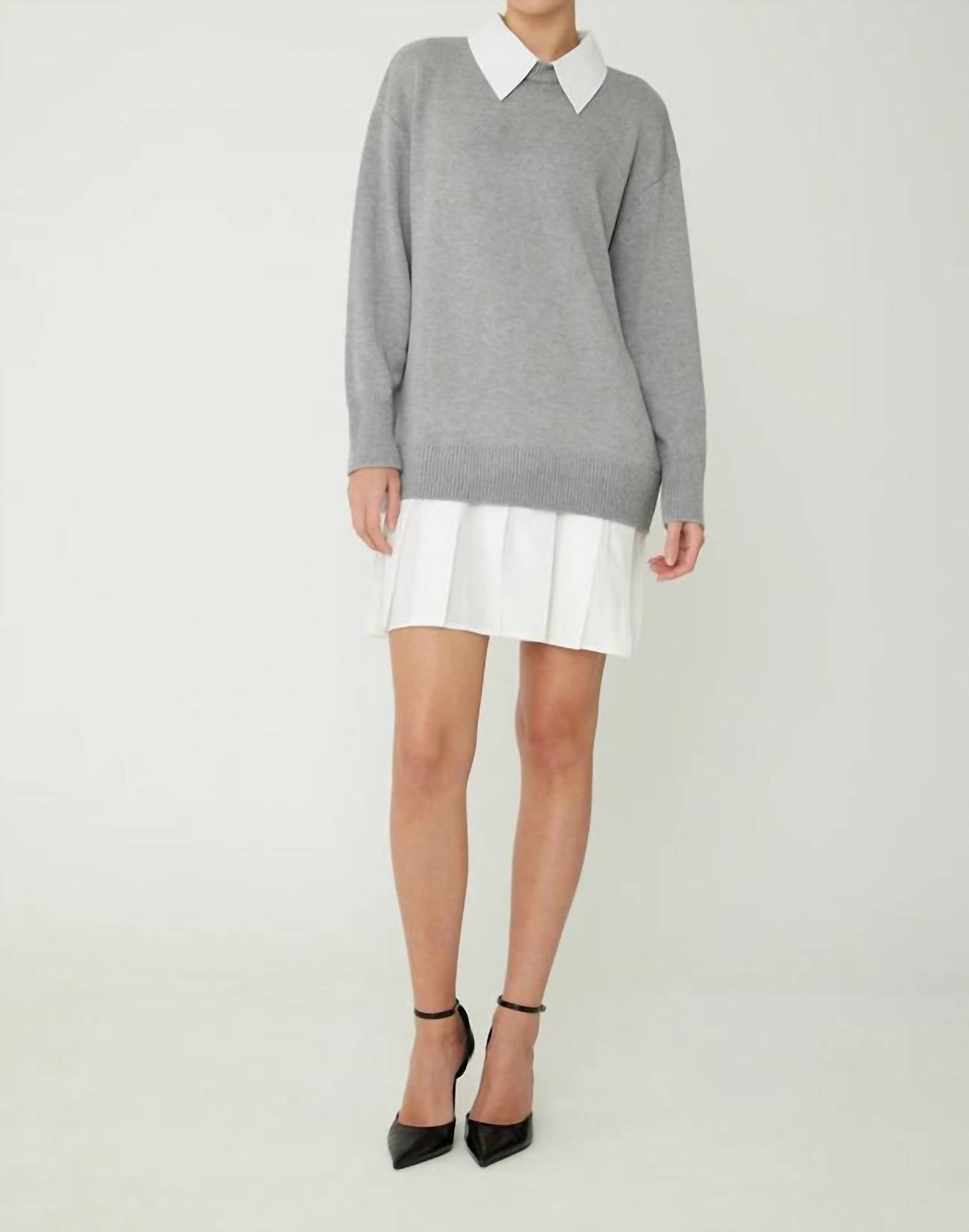 Js71 - Poppy Sweater Mini Dress