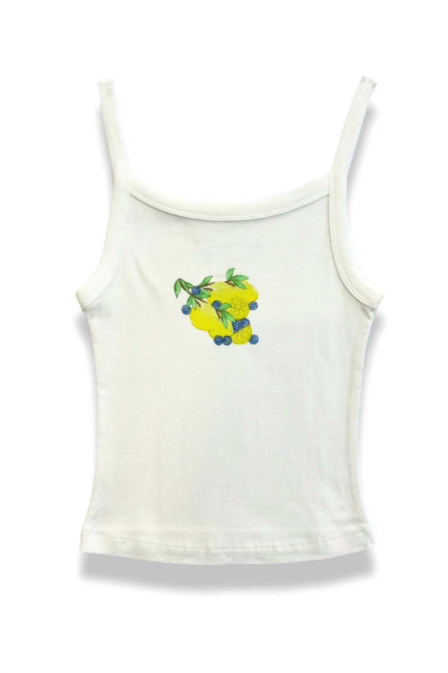 Katie J Nyc - Girls Lemon Graphic Tank Top