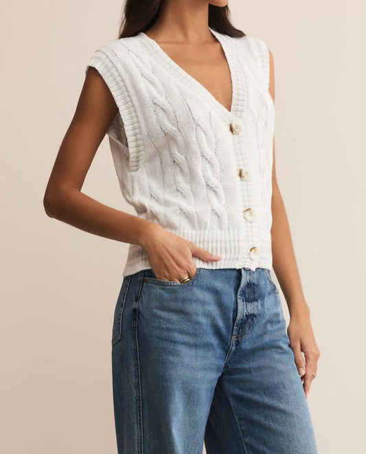 Z Supply - Fairway Cable Knit Vest