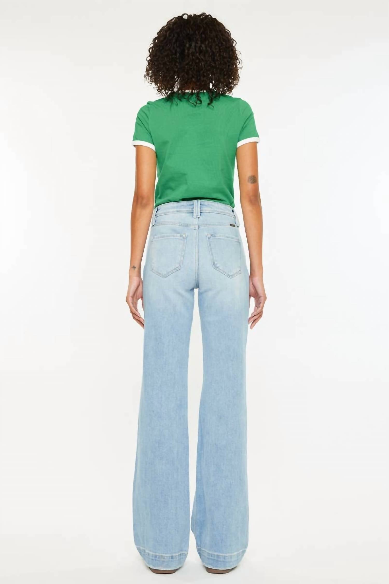 Kancan - Wide Leg Flare Jeans