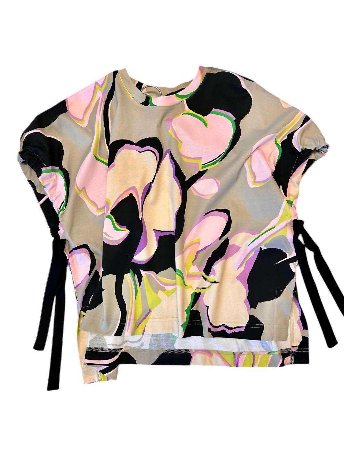 Psophia - Printed Top With Side Ties