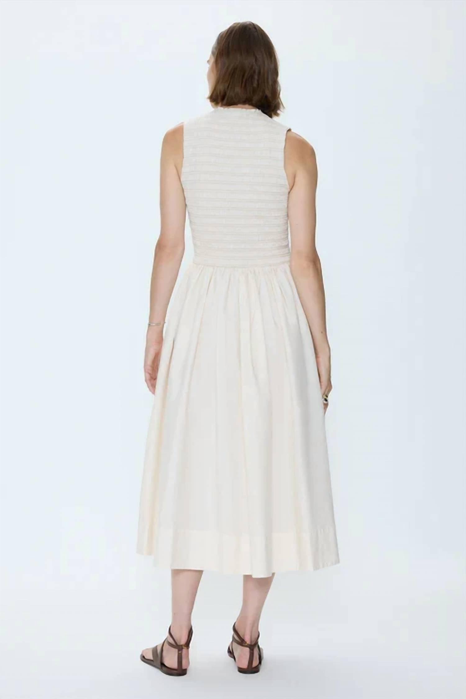 Pistola - Gladys Smocked Bodice Midi Dress