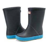HUNTER Kids First Classic Rain Boots in navy - kids' shoe - view 6