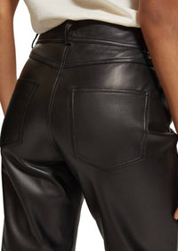 Scotch & Soda - Straight Leg Leather Pant