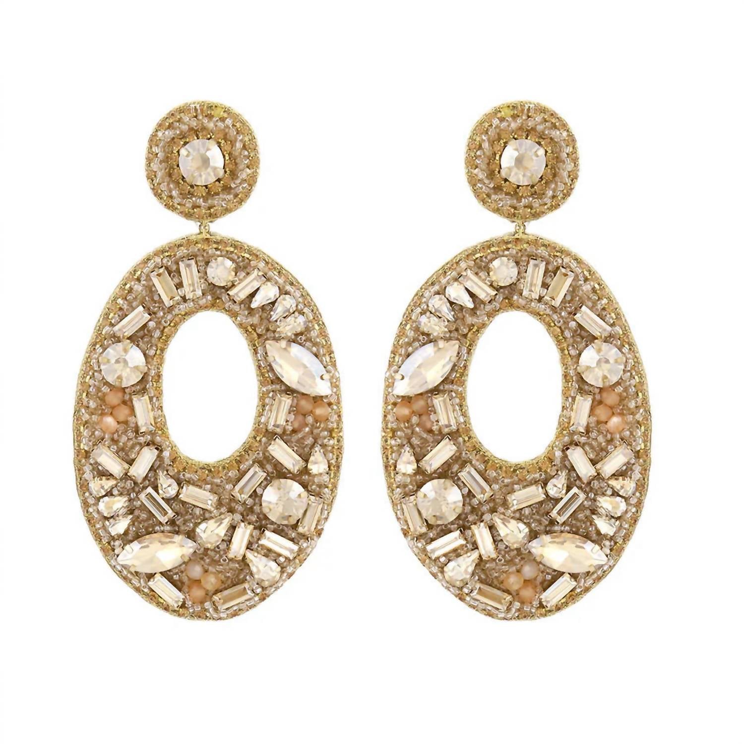DEEPA GURNANI Women's Lainey Earrings in gold - women's jewelry