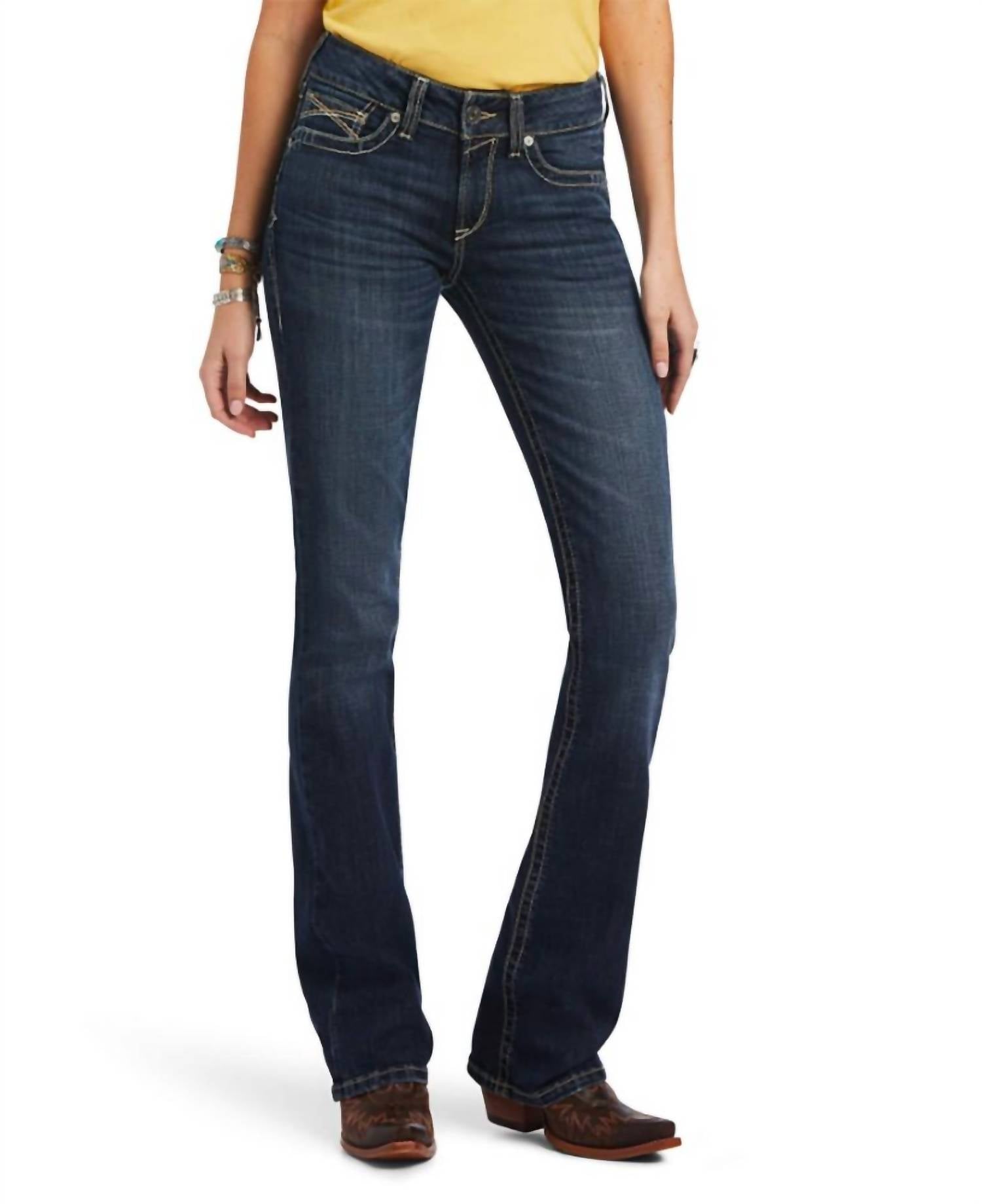 Ariat - Real Perfect Rise Missouri Lexi Boot Cut Jeans Regular