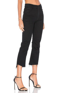 Mother - Insider Crop Step Fray Jeans